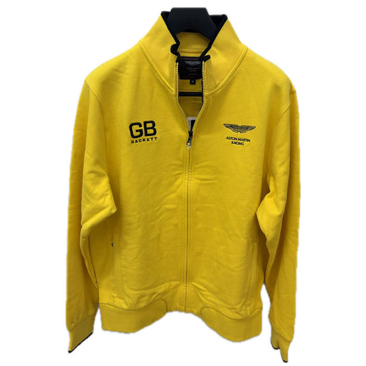 HACKETT LONDON ハケットロンドン ジップアップ スウェット イエロー HM580154 XL メンズ【中古】【美品】