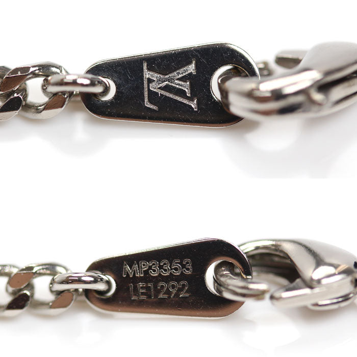 LOUIS VUITTON ルイ・ヴィトン メタル コリエ・LV サイケデリック ネックレス MP3353 LE1292 20.1g 52/57/62cm レディース【中古】