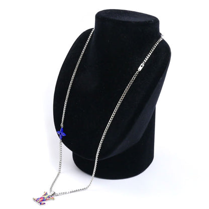 LOUIS VUITTON ルイ・ヴィトン メタル コリエ・LV サイケデリック ネックレス MP3353 LE1292 20.1g 52/57/62cm レディース【中古】