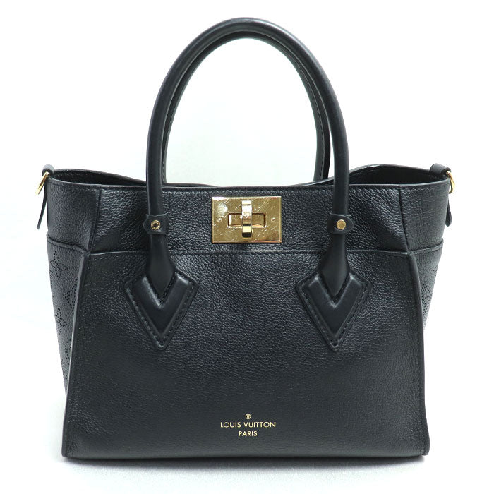 LOUIS VUITTON ルイ・ヴィトン オンマイサイド PM ハンドバッグ ブラック M21546 IC レディース【中古】