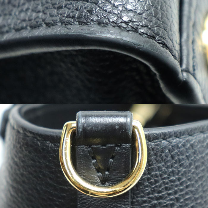 LOUIS VUITTON ルイ・ヴィトン オンマイサイド PM ハンドバッグ ブラック M21546 IC レディース【中古】