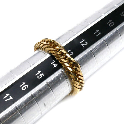K18YG イエローゴールド 喜平１２面トリプル リング・指輪 13号 2.9g レディース【中古】