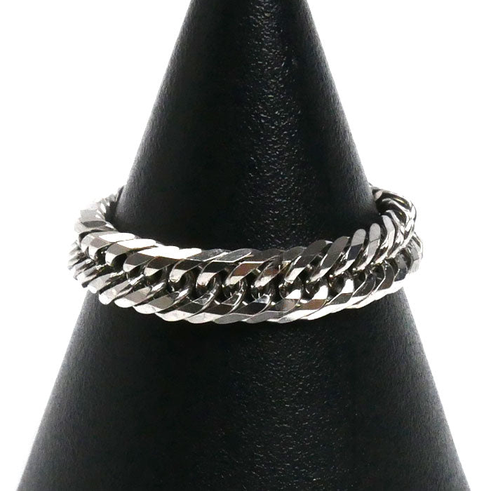 Pt850プラチナ 喜平12面トリプル リング・指輪 13号 3.4g レディース【中古】