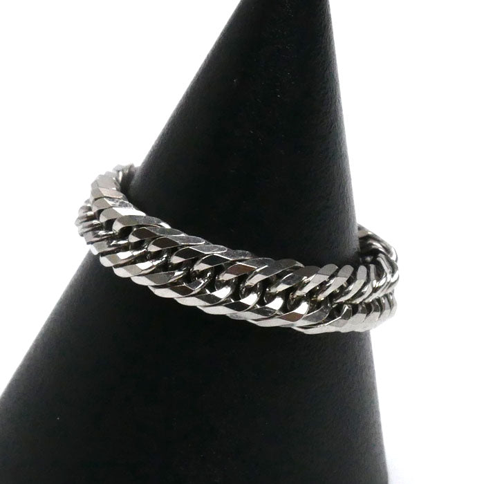 Pt850プラチナ 喜平12面トリプル リング・指輪 13号 3.4g レディース【中古】