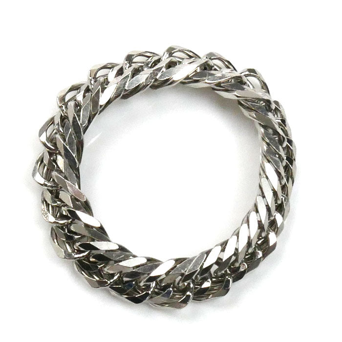 Pt850プラチナ 喜平12面トリプル リング・指輪 13号 3.4g レディース【中古】