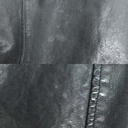 francois martin cross フランソワ マルティン クロス ライダースジャケット ブラック 48 メンズ【中古】