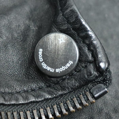 francois martin cross フランソワ マルティン クロス ライダースジャケット ブラック 48 メンズ【中古】