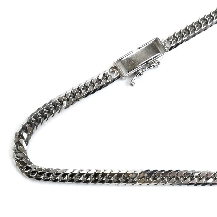 Pt850プラチナ ネックレス 喜平6面Wカット 30.5g 50cm メンズ【中古】