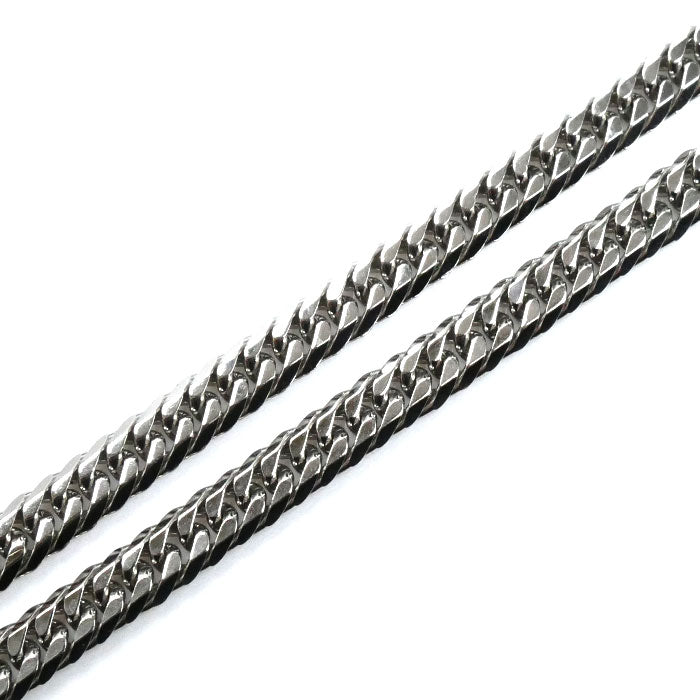 Pt850プラチナ ネックレス 喜平6面Wカット 30.5g 50cm メンズ【中古】