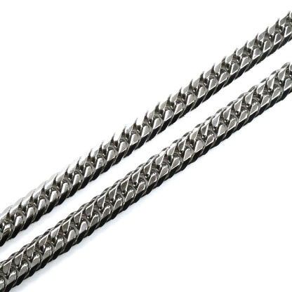 Pt850プラチナ ネックレス 喜平6面Wカット 30.5g 50cm メンズ【中古】