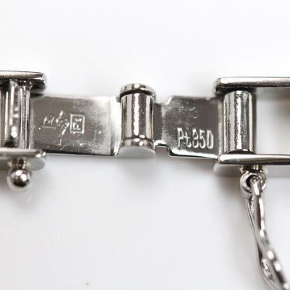 Pt850プラチナ ネックレス 喜平6面Wカット 30.5g 50cm メンズ【中古】