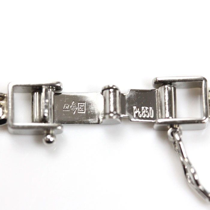 Pt850プラチナ ネックレス 喜平6面Wカット 30.4g 50cm メンズ【中古】