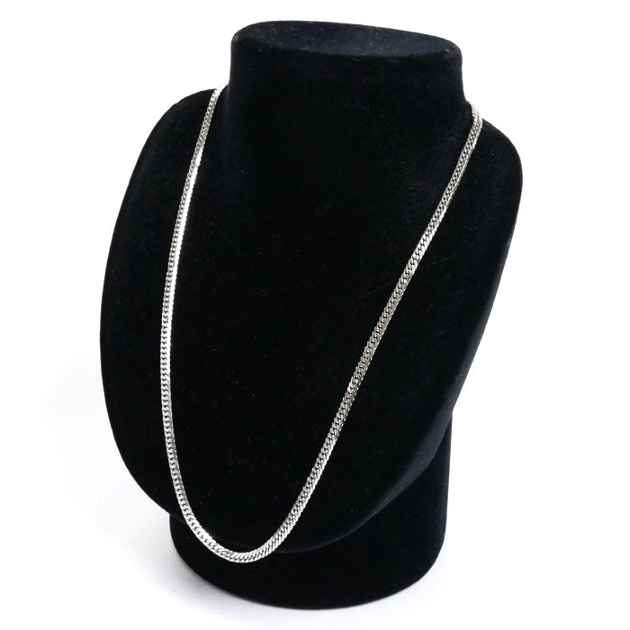 Pt850プラチナ ネックレス 喜平6面Wカット 30.4g 50cm メンズ【中古】