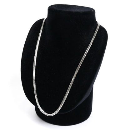 Pt850プラチナ ネックレス 喜平6面Wカット 30.4g 50cm メンズ【中古】