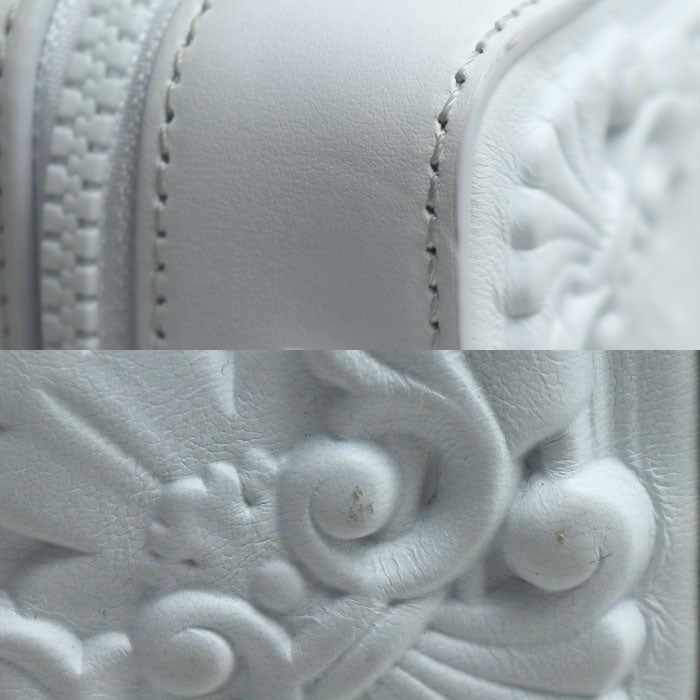 LOUIS VUITTON ルイ・ヴィトン LVオーナメント ソフトトランク ショルダーバッグ ホワイト M21833 IC ユニセックス【中古】【美品】