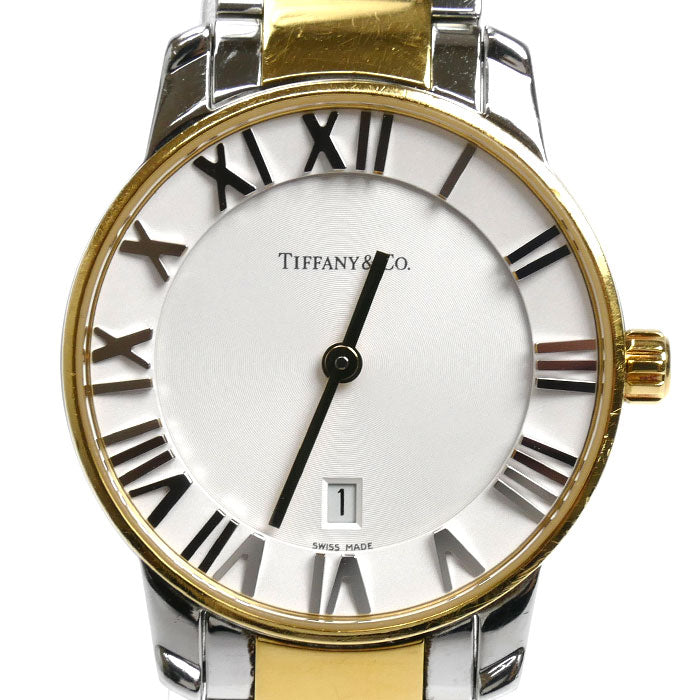 TIFFANY&Co. ティファニー アトラスドーム 29㎜ 腕時計 電池式 Z1830.11.15A21A00A レディース【中古】