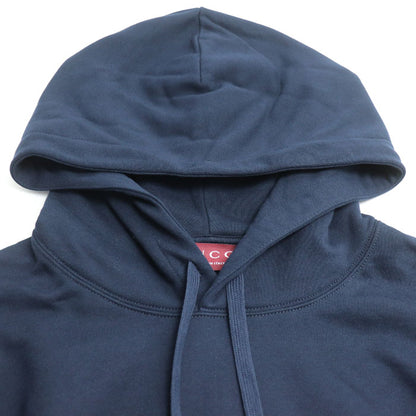GUCCI グッチ コットンジャージー プリント フーデッド スウェットシャツ パーカー ネイビー 788771 XJG59 4735 M メンズ【中古】【極美品】