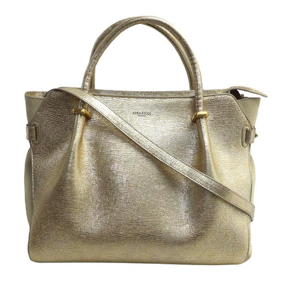 NINA RICCI ニナリッチ 2Wayショルダーバッグ ゴールド 15ERSAC34LAMB24 レディース【中古】