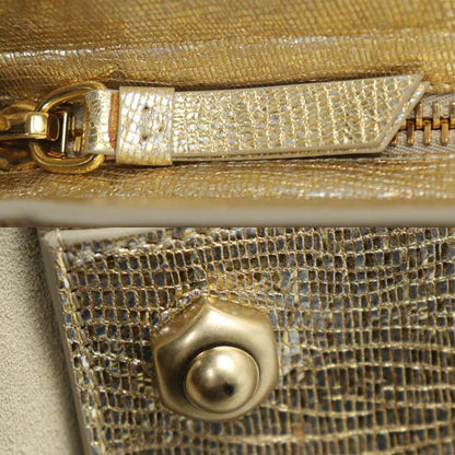 NINA RICCI ニナリッチ 2Wayショルダーバッグ ゴールド 15ERSAC34LAMB24 レディース【中古】