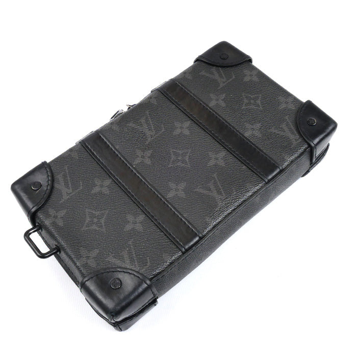 LOUIS VUITTON ルイ・ヴィトン ソフトトランク･ウォレット ショルダーバッグ モノグラム･エクリプス ブラック M69838 IC メンズ【中古】
