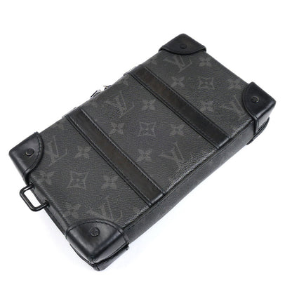 LOUIS VUITTON ルイ・ヴィトン ソフトトランク･ウォレット ショルダーバッグ モノグラム･エクリプス ブラック M69838 IC メンズ【中古】