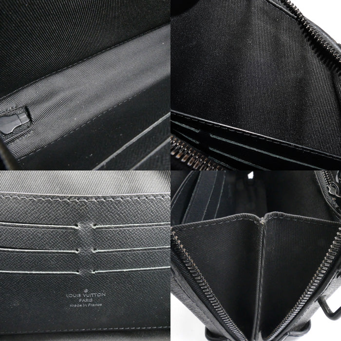 LOUIS VUITTON ルイ・ヴィトン ソフトトランク･ウォレット ショルダーバッグ モノグラム･エクリプス ブラック M69838 IC メンズ【中古】