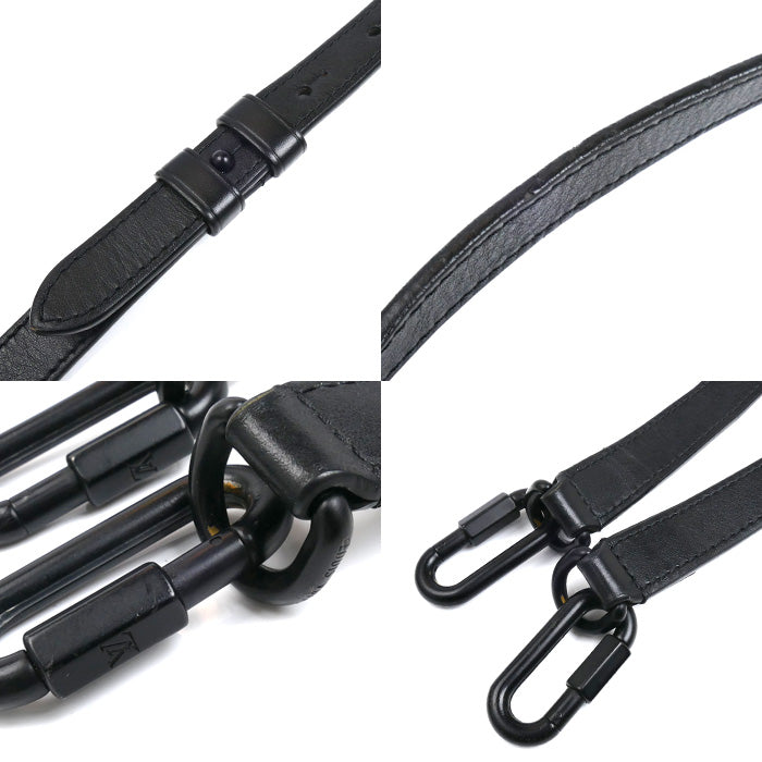 LOUIS VUITTON ルイ・ヴィトン ソフトトランク･ウォレット ショルダーバッグ モノグラム･エクリプス ブラック M69838 IC メンズ【中古】