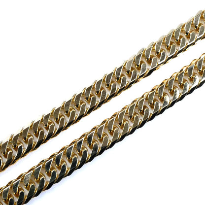 K18YG イエローゴールド ネックレス 喜平6面Wカット 49.8g 50cm メンズ【中古】