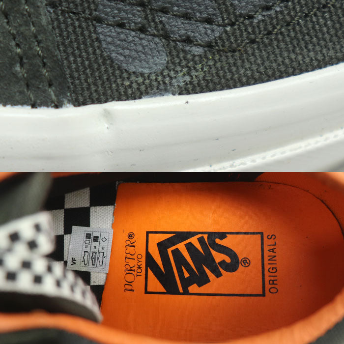 PORTER ポーター VANS x PORTER OLD SKOOL LX スニーカー Forest Green/Black Ink VN0A4P3XWW6 メンズ【未使用】【買取品】