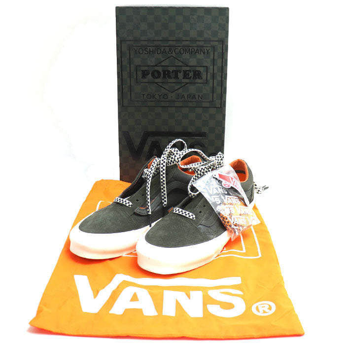 PORTER ポーター VANS x PORTER OLD SKOOL LX スニーカー Forest Green/Black Ink VN0A4P3XWW6 メンズ【未使用】【買取品】