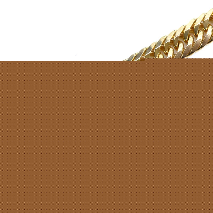 K18YG イエローゴールド ネックレス 喜平8面トリプルカット 49.9g 50cm メンズ【中古】