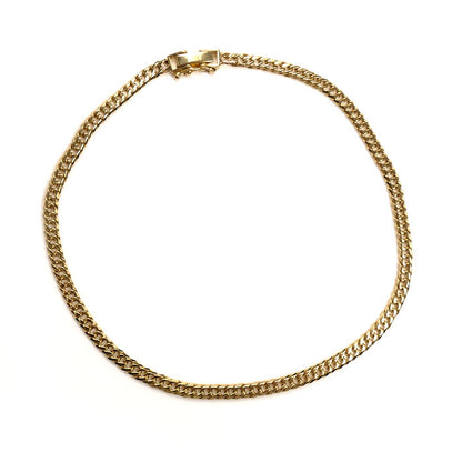 K18YG イエローゴールド アンクレット 喜平6面Wカット 9.5g 26cm レディース【中古】