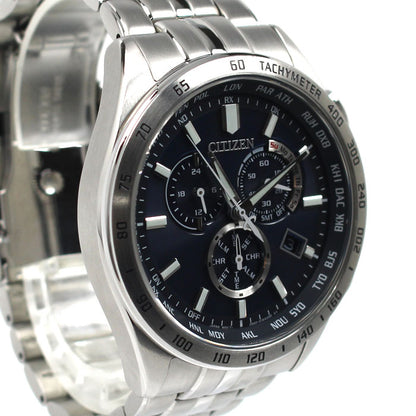 CITIZEN シチズン 腕時計 ソーラー ダイレクトフライト クロノグラフ CB5870-91L 電波 メンズ【中古】
