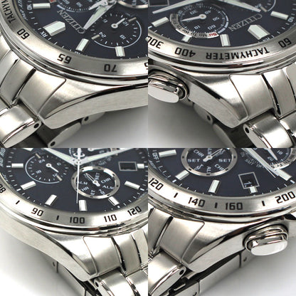 CITIZEN シチズン 腕時計 ソーラー ダイレクトフライト クロノグラフ CB5870-91L 電波 メンズ【中古】