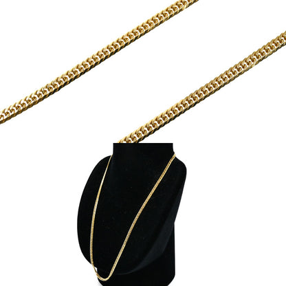 K18YG イエローゴールド ネックレス 喜平6面Wカット 20.3g 50cm ユニセックス【中古】