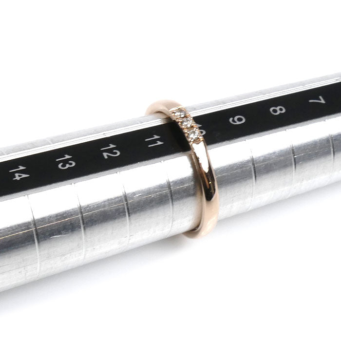 4℃ ヨンドシー K10PG ピンクゴールド リング・指輪 ダイヤモンド 10号