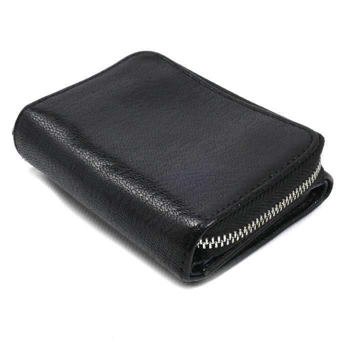 DIESEL ディーゼル 三つ折り財布 ブラック ネイビー X06639 P3043 メンズ【中古】