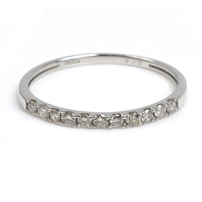 Pt950プラチナ ハーフエタニティ リング・指輪 ダイヤモンド0.15ct 11