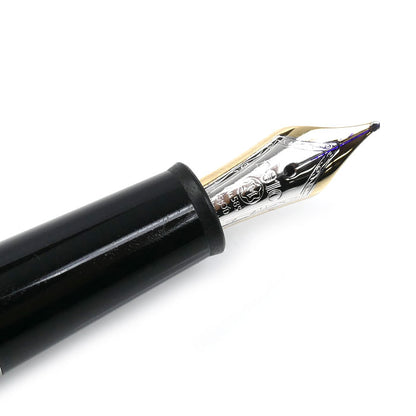 MONTBLANC モンブラン マイスターシュテュック プラチナ 万年筆 ブラック MB132468【中古】