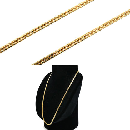 K18YG イエローゴールド ネックレス 喜平12面トリプルカット 12.4g 50cm ユニセックス【中古】