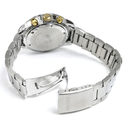 SEIKO セイコー クロノグラフ 腕時計 電池式 6T63-00E0 メンズ【中古】