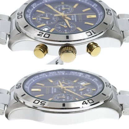 SEIKO セイコー クロノグラフ 腕時計 電池式 6T63-00E0 メンズ【中古】