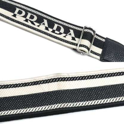 PRADA プラダ ヴィッテロダイノ ソフト ショルダーバッグ ブラック 1BH050 2DKV F0002 ICチップ ユニセックス【中古】