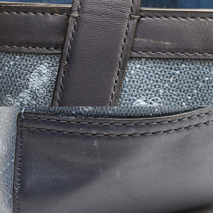COACH コーチ ホースキャリッジ トートバッグ ブルー C4061 アウトレット レディース【中古】