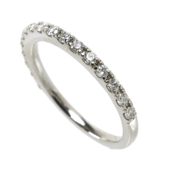 Pt900プラチナ ハーフエタニティ リング・指輪 ダイヤモンド0.25ct 11号 2.9g レディース【中古】【美品】