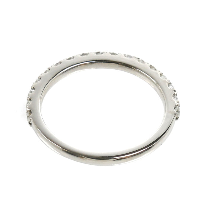 Pt900プラチナ ハーフエタニティ リング・指輪 ダイヤモンド0.25ct 11号 2.9g レディース【中古】【美品】