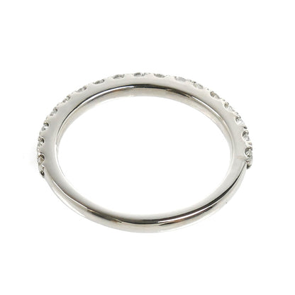 Pt900プラチナ ハーフエタニティ リング・指輪 ダイヤモンド0.25ct 11号 2.9g レディース【中古】【美品】