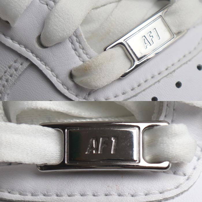 NIKE ナイキ エアフォース1 HIGH OG QS スニーカー 白/水色 DX3805-100 27.5cm メンズ【中古】
