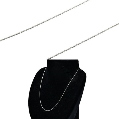 Pt850プラチナ ネックレス ベネチアン 2.1g 40cm レディース【中古】