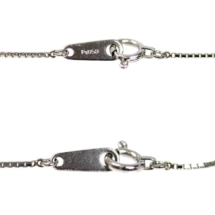 Pt850プラチナ ネックレス ベネチアン 2.1g 40cm レディース【中古】